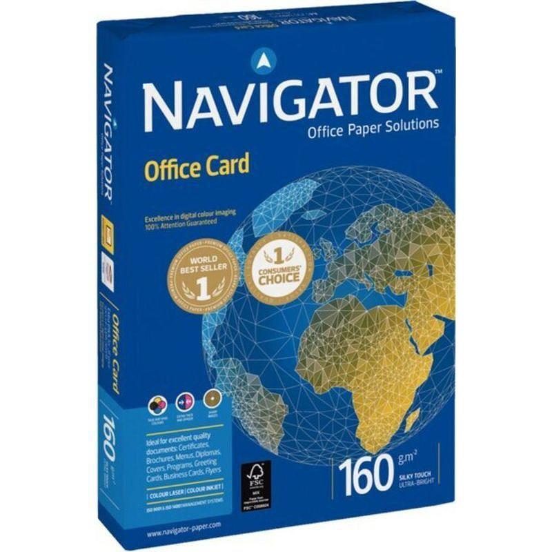 Papir, A4 160g, Navigator OfficeCard