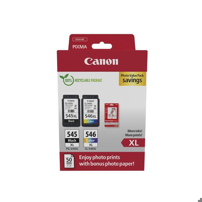 Canon 8286B011 blækpatron 2 stk Original Sort, Blå, Magenta, Gul
