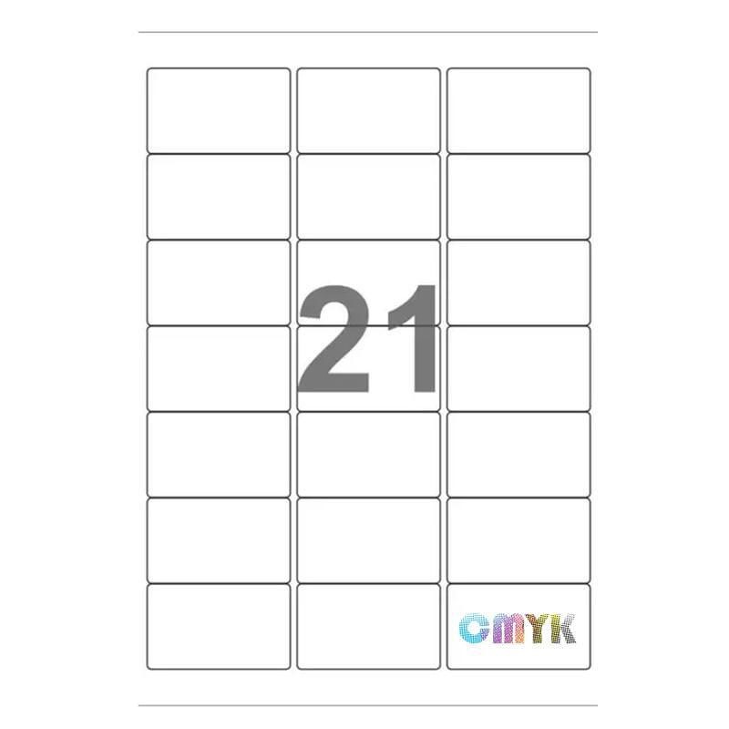 Universal label A4 63,5 x38,1 21*etiket