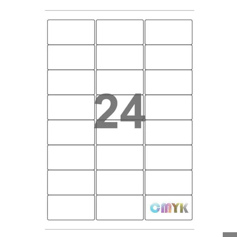 Universal label A4 70 x37 24*etiket