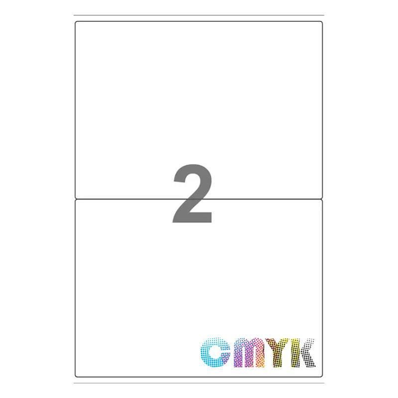 Universal label A4 210 x148 2*etiket