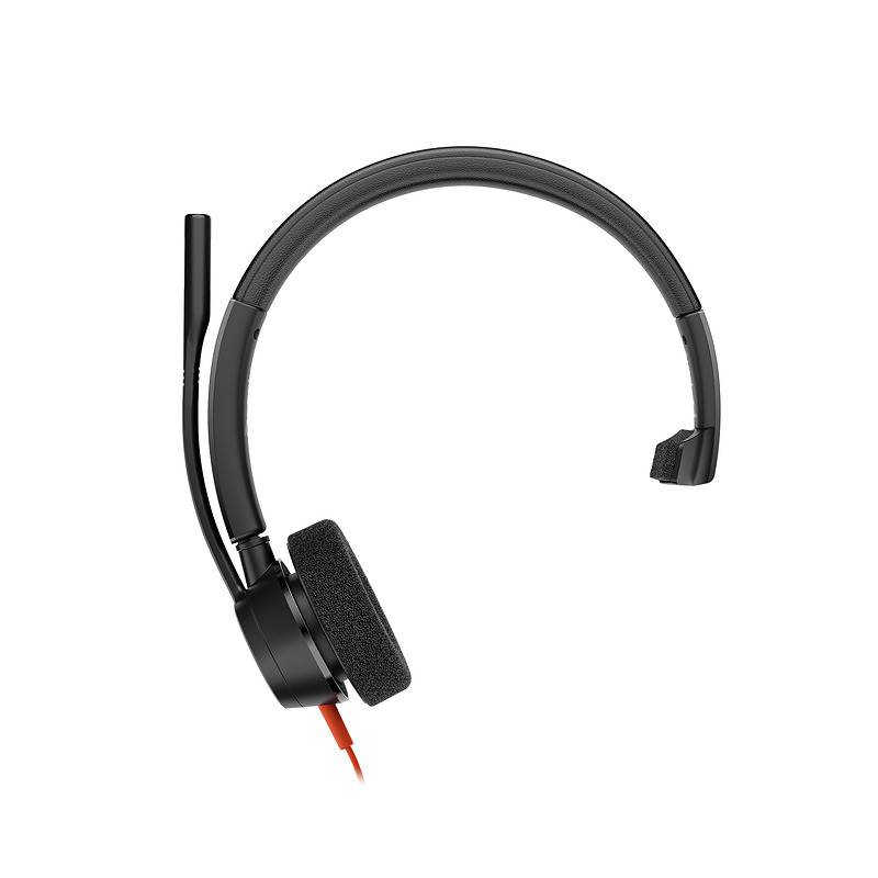 HP Poly Blackwire 3315 Monaural USB-C Headset +3.5mm Plug +USB-C/A Adapter
