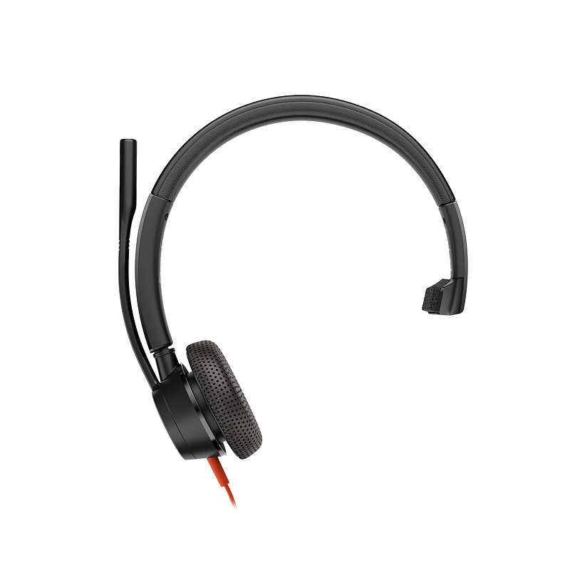 HP Poly Blackwire 3315 Monaural Microsoft Teams Certified USB-C Headset +3.5mm Plug +USB-C/A Adapter