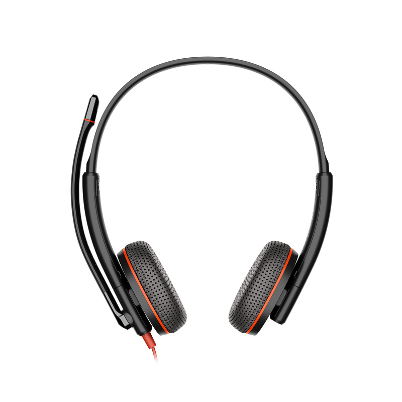 HP Poly Blackwire 3225 USB-C-stereoheadset + 3,5 mm stik +USB-C/A-adapter (bulk)