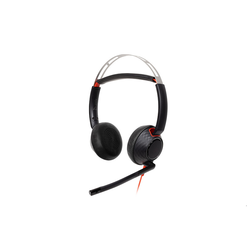 HP Poly Blackwire 5220 USB-C-stereoheadset + 3,5 mm stik +USB-C/A-adapter (bulk) - Billede 4