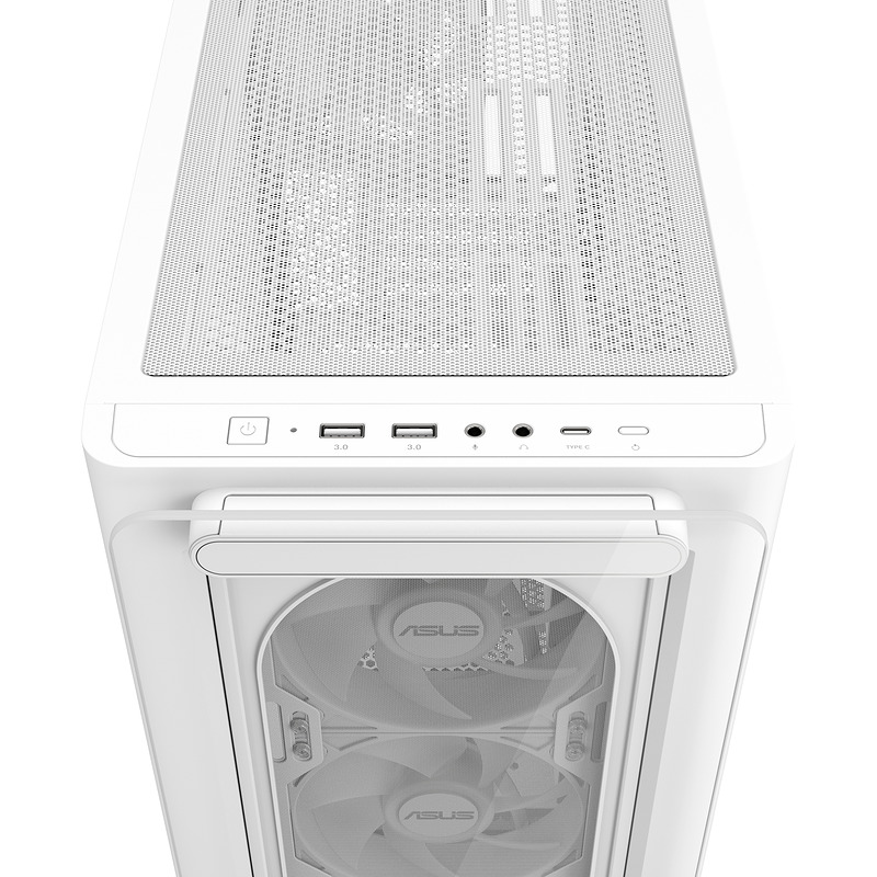ASUS A23 PLUS TG ARGB WHITE Micro Tower Hvid - Billede 12