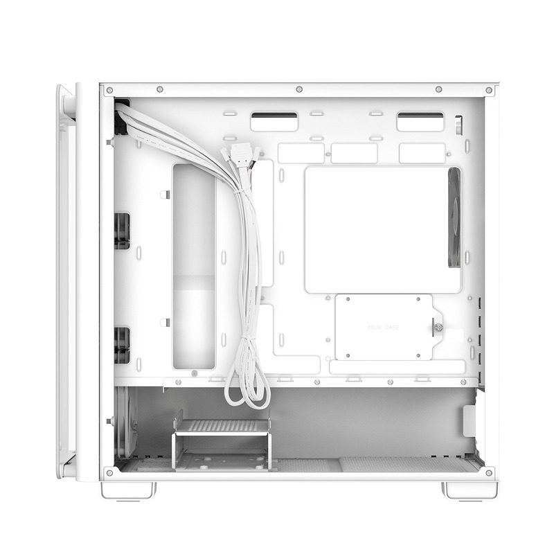 ASUS A23 PLUS TG ARGB WHITE Micro Tower Hvid - Billede 4