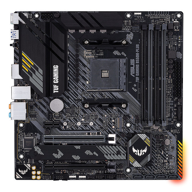 ASUS TUF GAMING B550M PLUS AMD B550 Stik AM4 micro ATX