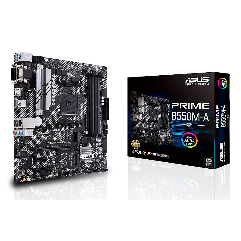ASUS Prime B550M-A/CSM AMD B550 Stik AM4 micro ATX