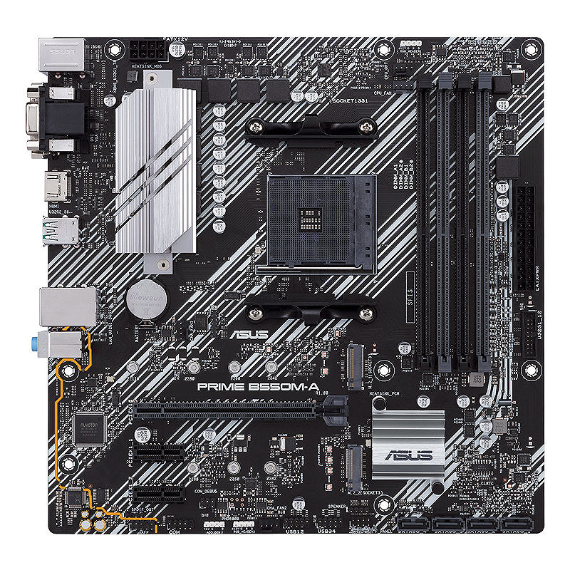 ASUS Prime B550M-A/CSM AMD B550 Stik AM4 micro ATX - Billede 2