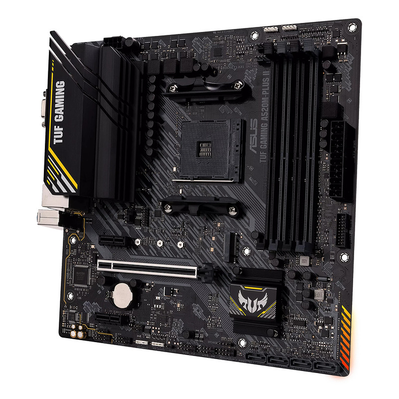 ASUS TUF GAMING A520M-PLUS II AMD A520 Stik AM4 micro ATX - Billede 4