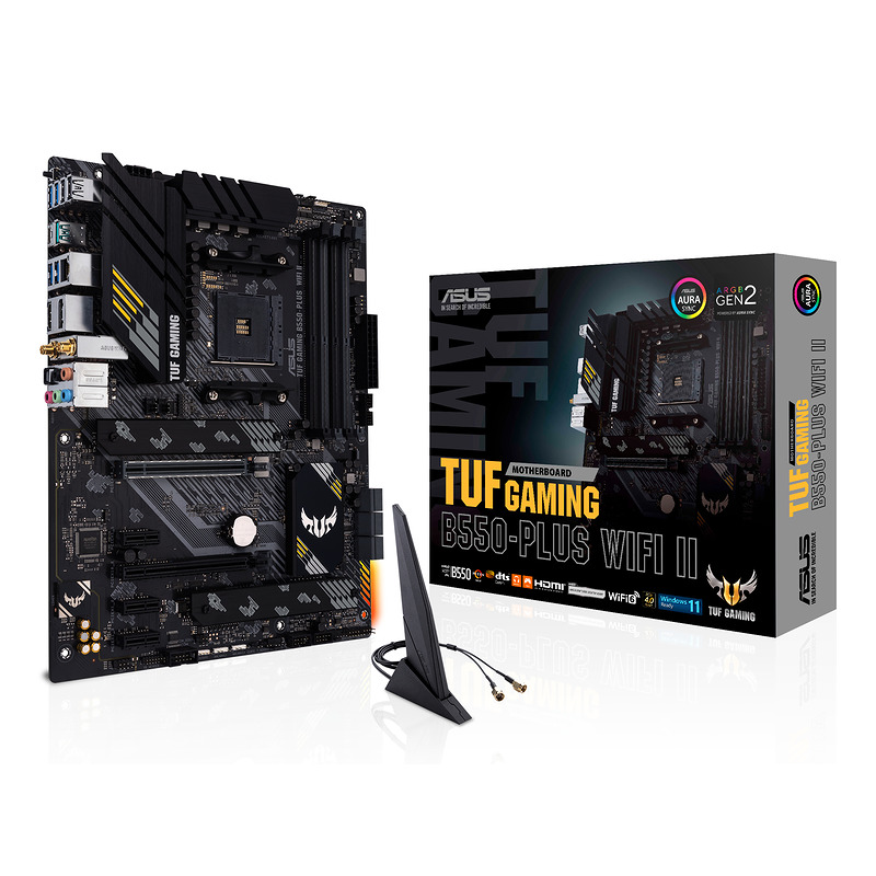 ASUS TUF GAMING B550-PLUS WIFI II AMD B550 Stik AM4 ATX