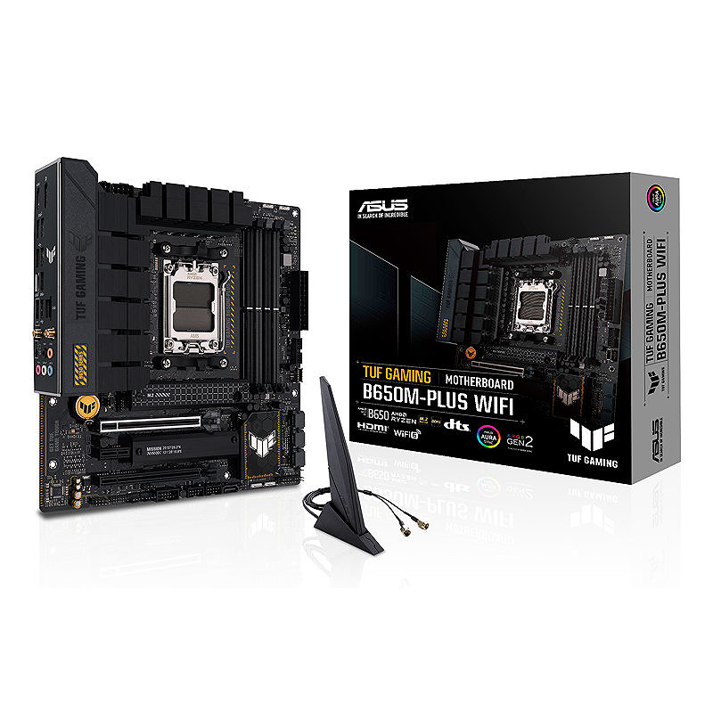 ASUS TUF GAMING B650M-PLUS WIFI AMD B650 Sokkel AM5 micro ATX