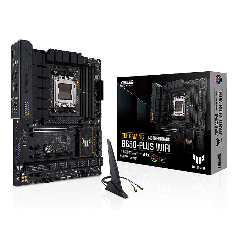 ASUS TUF GAMING B650-PLUS WIFI AMD B650 Sokkel AM5 ATX