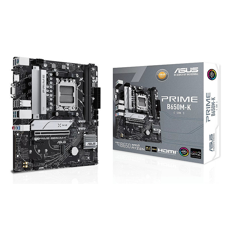 ASUS PRIME B650M-K AMD B650 Sokkel AM5 micro ATX
