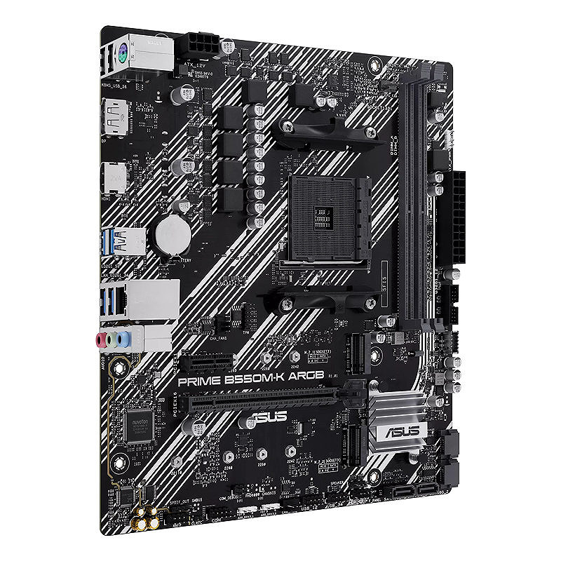 ASUS PRIME B550M-K ARGB AMD B550 Stik AM4 micro ATX - Billede 3