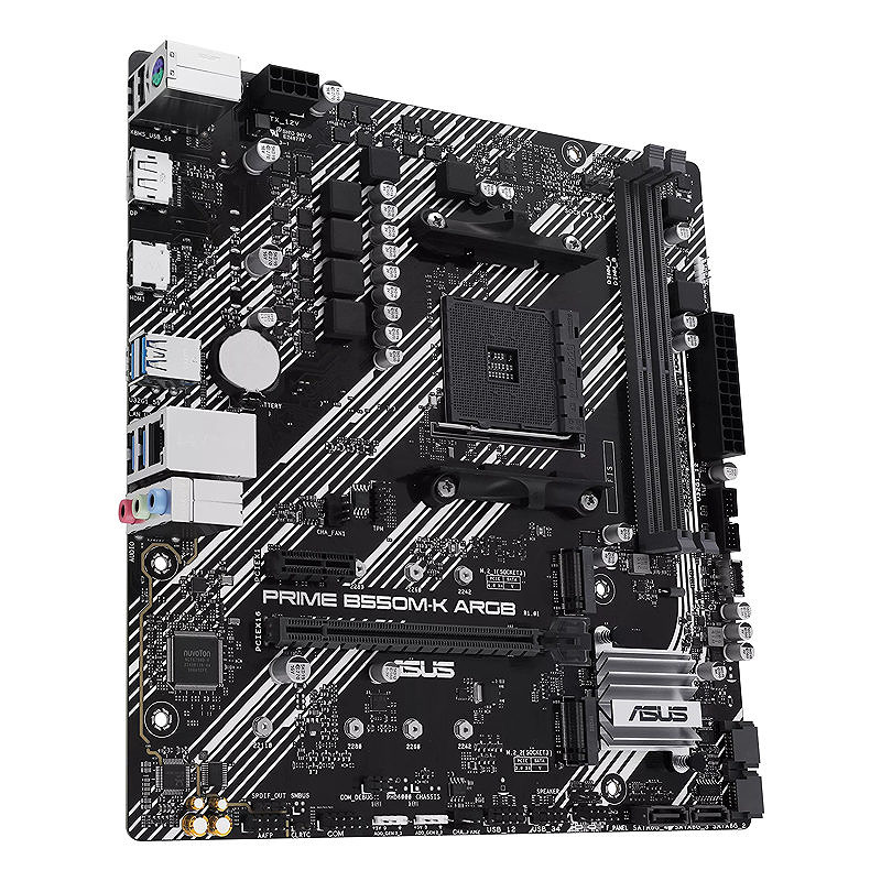 ASUS PRIME B550M-K ARGB AMD B550 Stik AM4 micro ATX - Billede 4