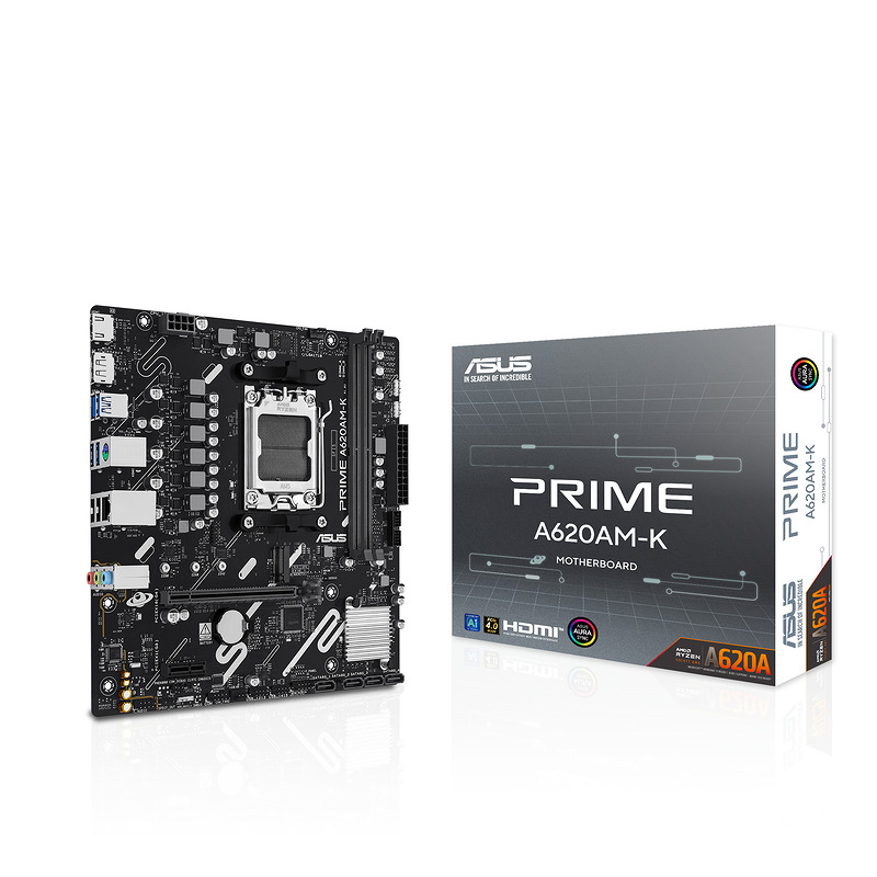ASUS PRIME A620AM-K AMD A620A Sokkel AM5 micro ATX - Billede 5
