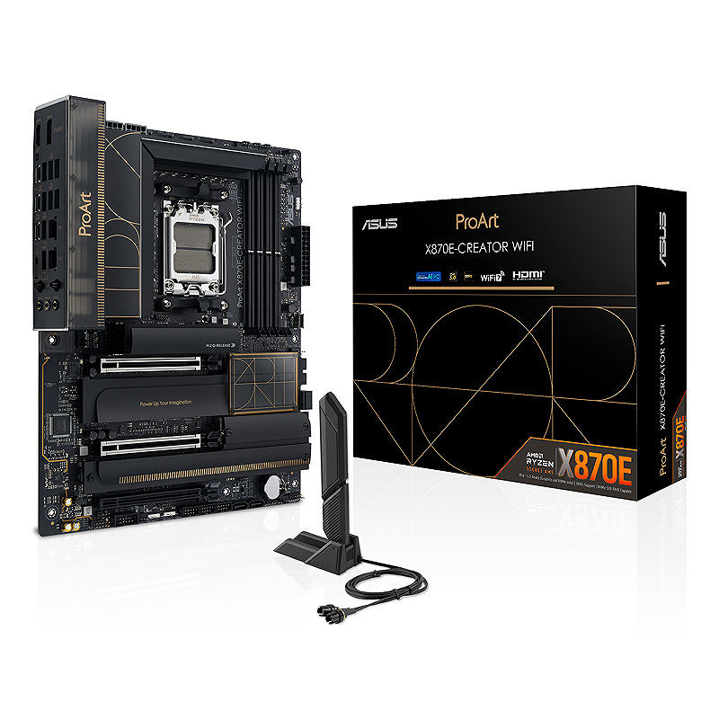 ASUS ProArt X870E-CREATOR WIFI AMD X870E Sokkel AM5 ATX