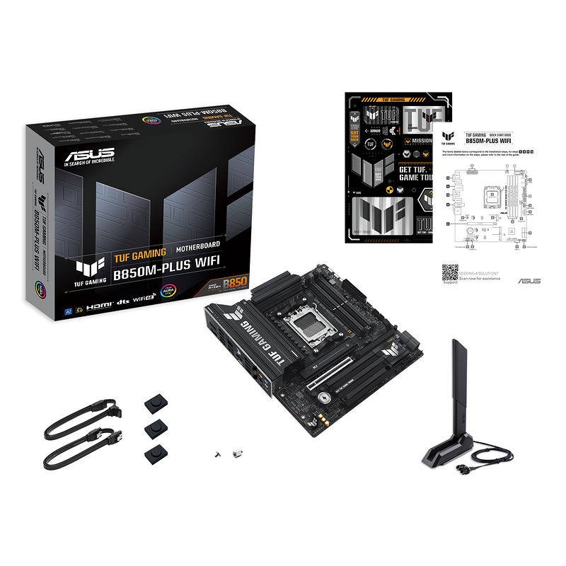 ASUS TUF GAMING B850M-PLUS WIFI AMD B850 Sokkel AM5 micro ATX - Billede 13