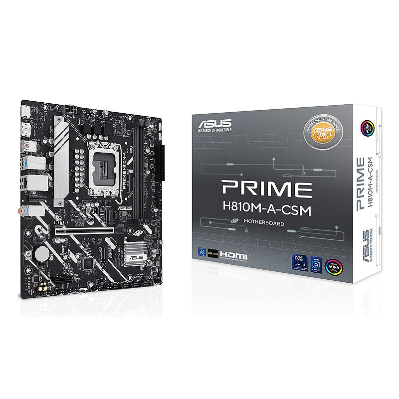 ASUS PRIME H810M-A-CSM Intel H810 LGA 1851 (Socket V1) micro ATX