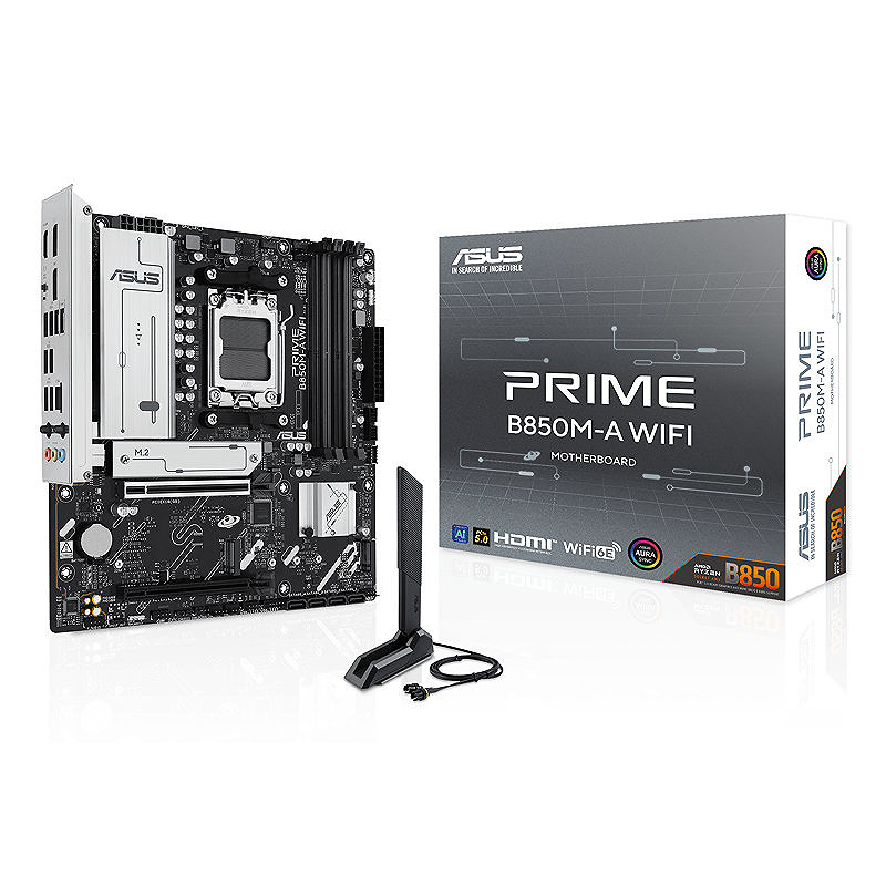 ASUS PRIME B850M-A WIFI AMD B850 Sokkel AM5 micro ATX