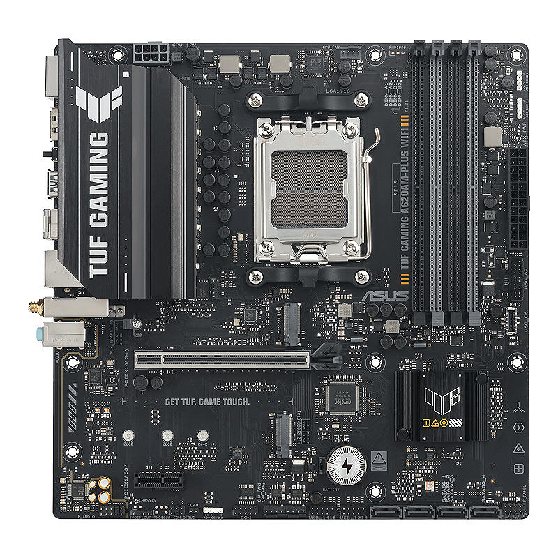 ASUS TUF GAMING A620AM-PLUS WIFI AMD A620A Sokkel AM5 micro ATX
