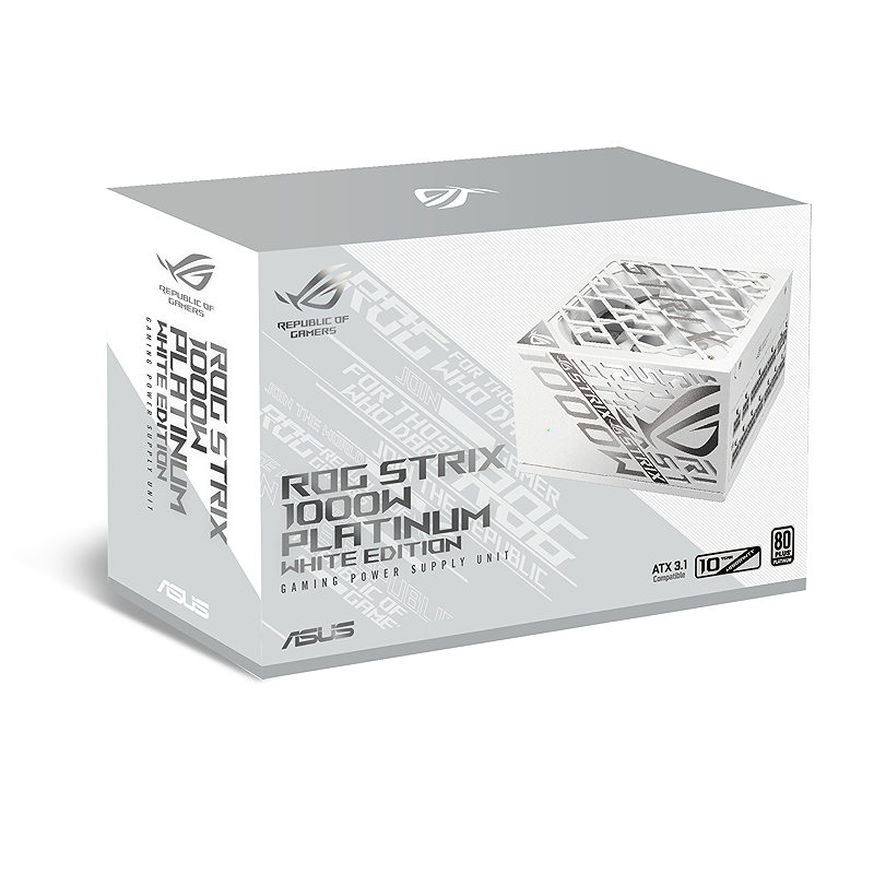 ASUS ROG -STRIX-1000P-GAMING-WHITE power supply unit - Billede 12