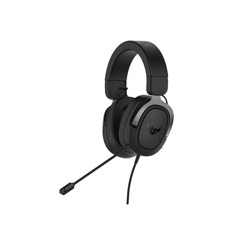 ASUS TUF Gaming H3 Headset Ledningsført Spil Sort, Grå