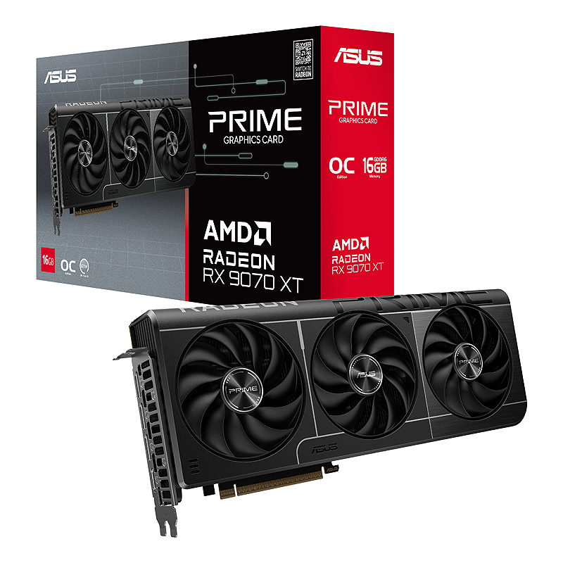 ASUS Prime -RX9070XT-O16G AMD Radeon RX 9070 XT 16 GB GDDR6 - Billede 13