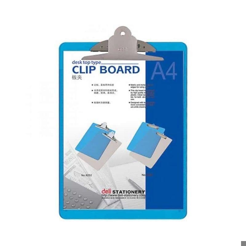 Clipboard A4 i blå plast