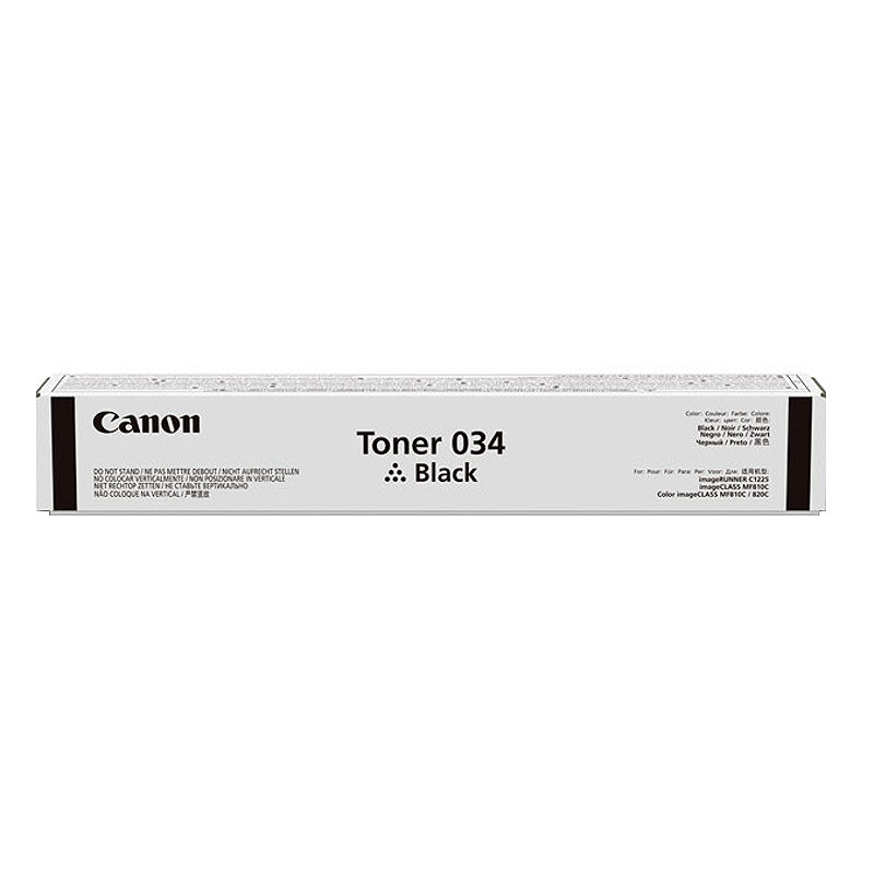 Canon 034 tonerpatron 1 stk Original Sort