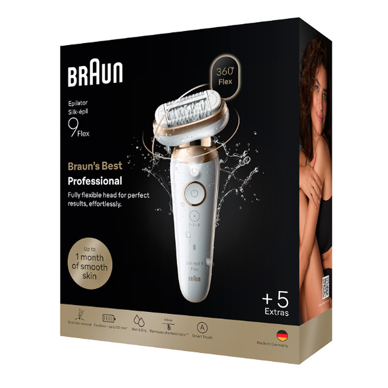 Braun Silk-épil 9 -060 3D 40 pincetter Guld, Hvid - Billede 3