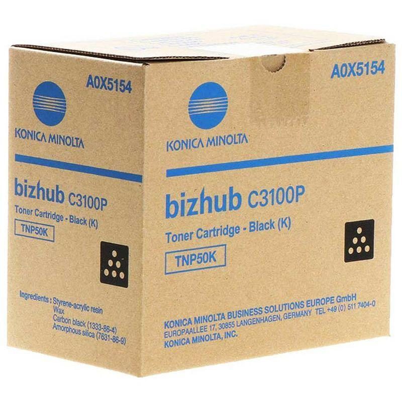 Konica Minolta Toner A0X5154 / TNP50K Black (A3VX45M)