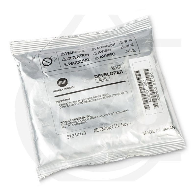 Konica Minolta Developer unit A202550 / DV411 Black (A202500)