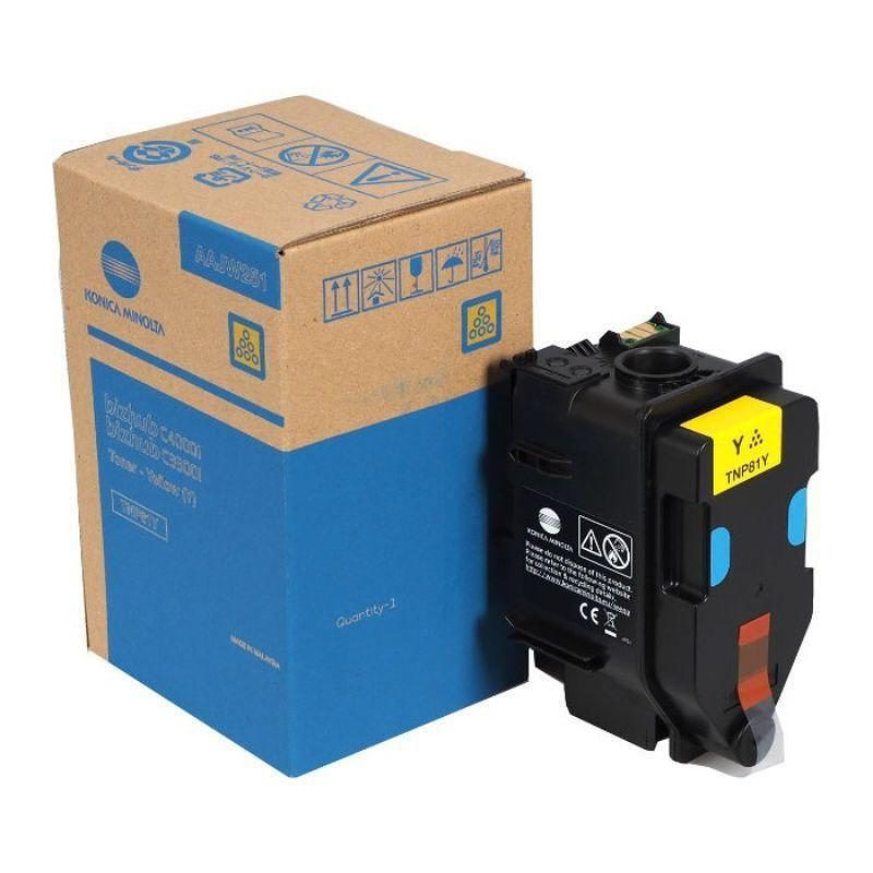 Konica Minolta Toner AAJW251 / TNP81Y Yellow