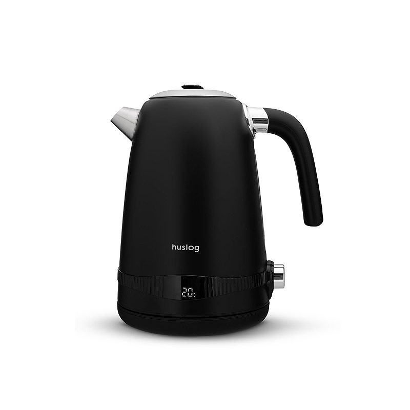 Huslog retro kettle with temperature control black 1,7L 2200W