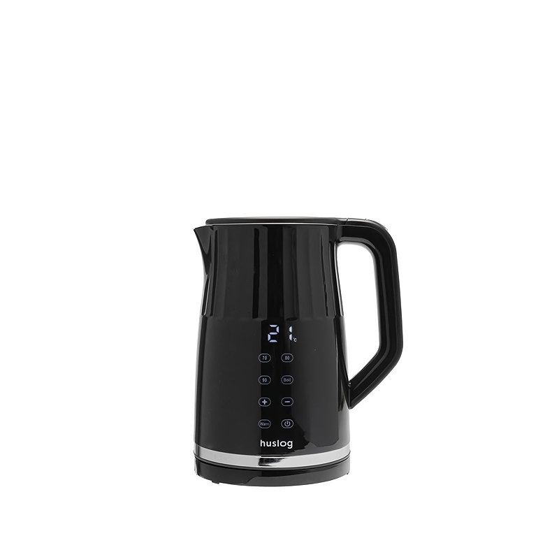 Huslog grooved kettle with touch panel black 1,7L 2200W