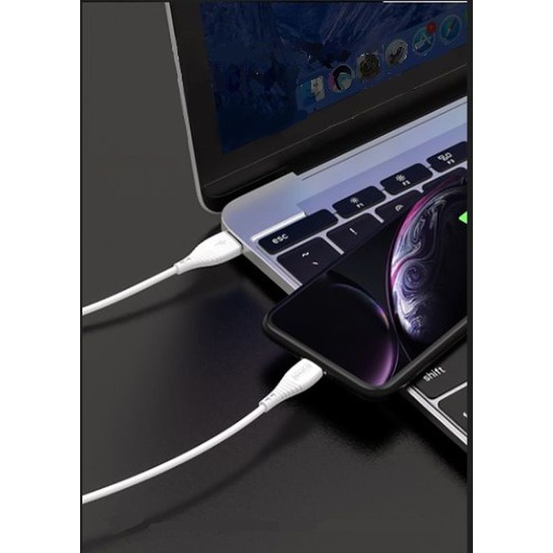 CABLE T-PHOX NATURE LIGHTNING WHITE 1.2M 3A - Billede 5