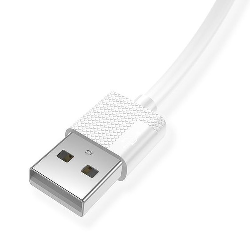 CABLE T-PHOX NETS TYPE-C WHITE 3A ; PVC ; 1,2M - Billede 2
