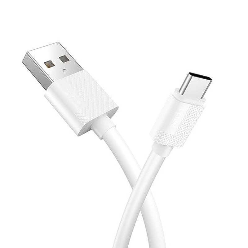 CABLE T-PHOX NETS TYPE-C WHITE 3A ; PVC ; 1,2M - Billede 3