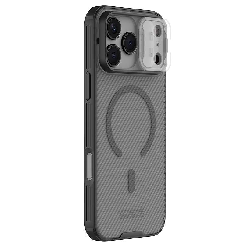 NILLKIN CAMSHIELD PRO MAGNETIC IPHONE 17 PRO MAX / IPHONE 18 PRO MAX, TRANSPARENT BLACK - Billede 3