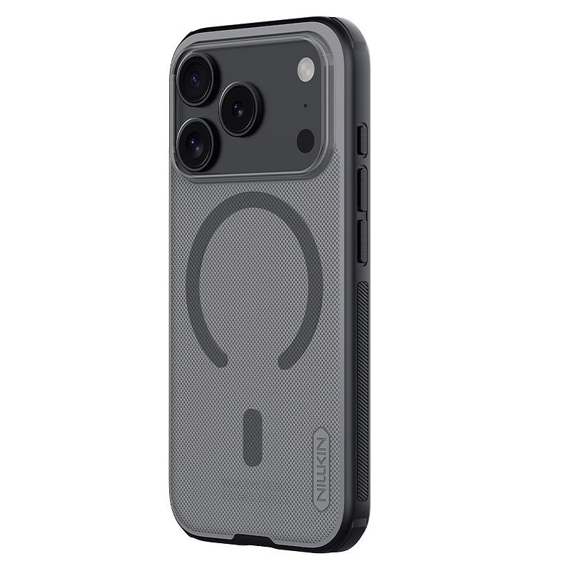 Nillkin Super Frosted Shield PRo Magnetic case for iPhone 17 Pro / 18 Pro transparent black - Billede 2