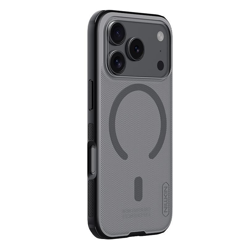 Nillkin Super Frosted Shield PRo Magnetic case for iPhone 17 Pro / 18 Pro transparent black - Billede 3