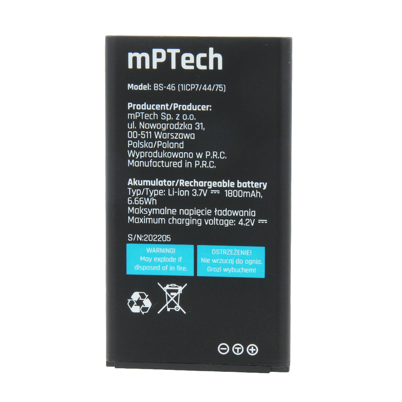 Battery for Hammer Rock / Basalt 1800mAh - Billede 2
