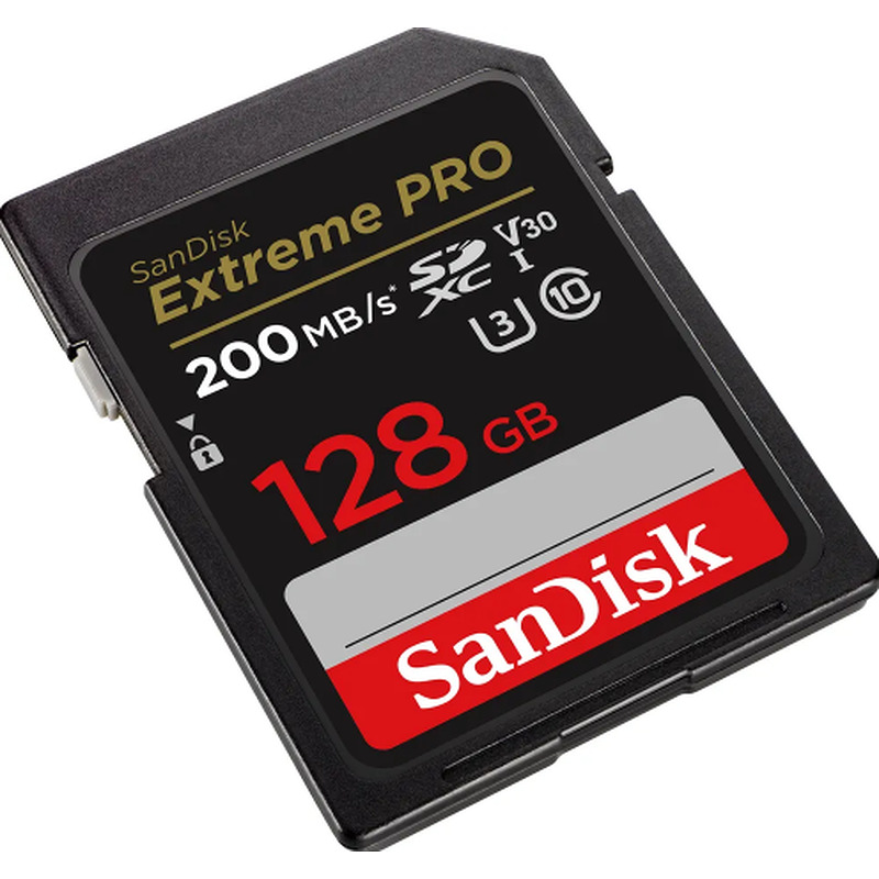 SanDisk memory card 128GB Extreme Pro SDXC C10 V30 UHS-I U3 - Billede 2