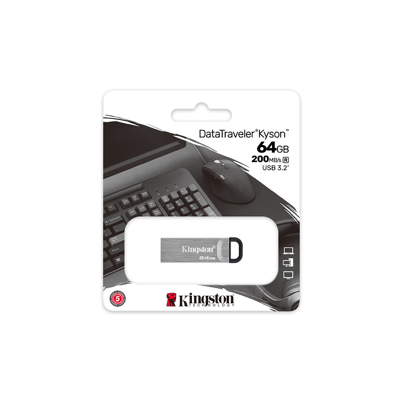 Kingston Technology DataTraveler 64 GB Kyson USB Flash-drev - Billede 4
