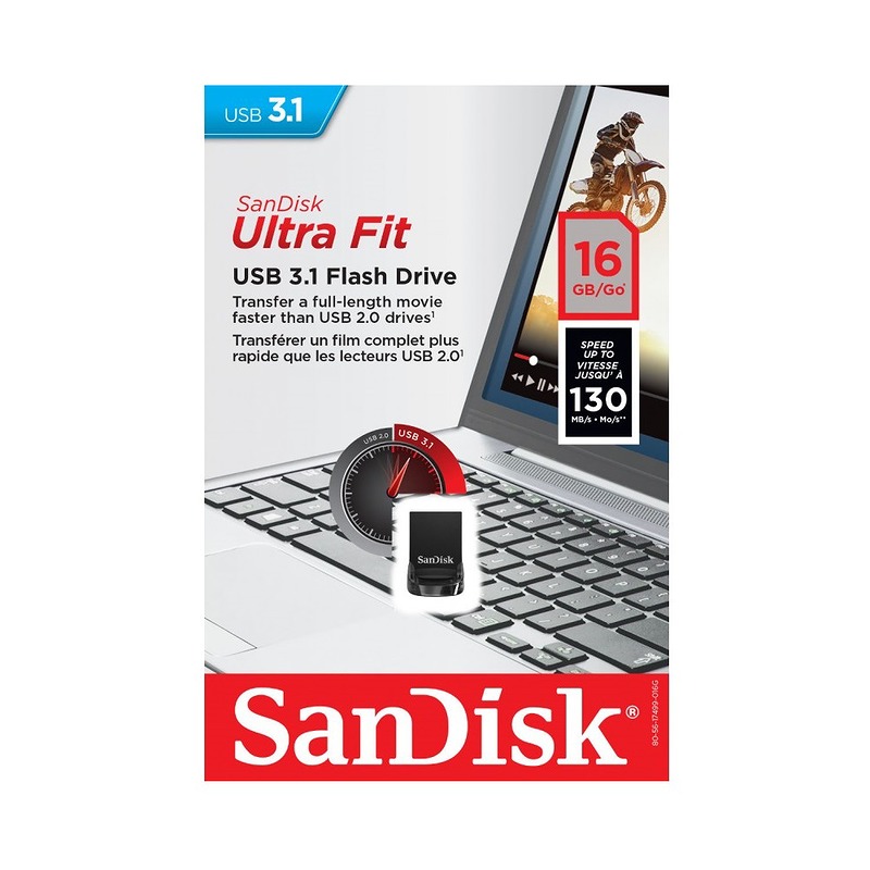 SanDisk pendrive 32GB USB 3.1 Ultra Fit - Billede 5