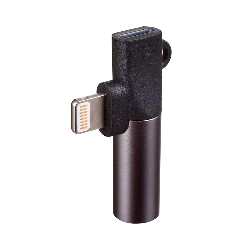 Akyga adapter AK-AD-63 Lightning (m) / Lightning (f) / Jack 3,5 mm - Billede 2