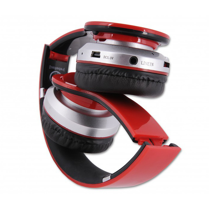 Rebeltec Bluetooth headphones Crystal red - Billede 2